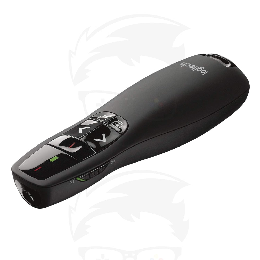 Logitech Wireless Presenter R400 Wireless Presentation Remote Clicker with Laser Pointer Logitech Wireless Presenter R400 Wireless Presentation Remote Clicker with Laser Pointer